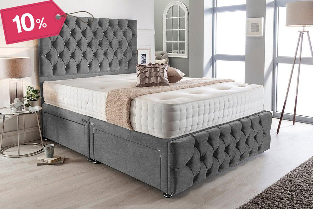 Grey Divan Bed