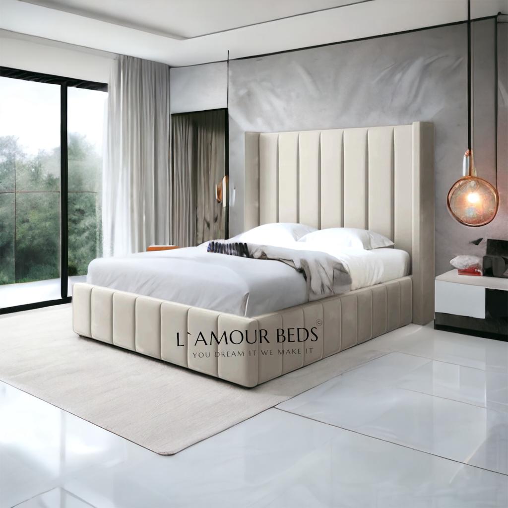 Winged King Size Bed