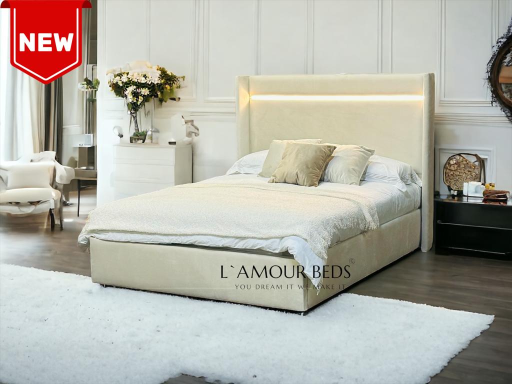 single bed with led lights