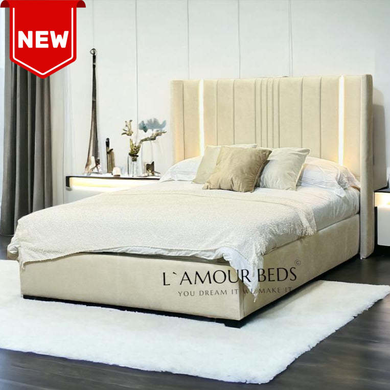 double beds led